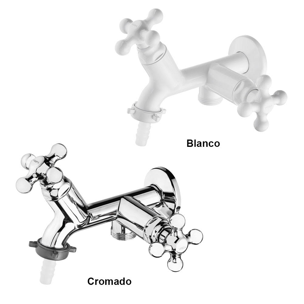 Grifo de Lavanderia Doble para Lavadora
