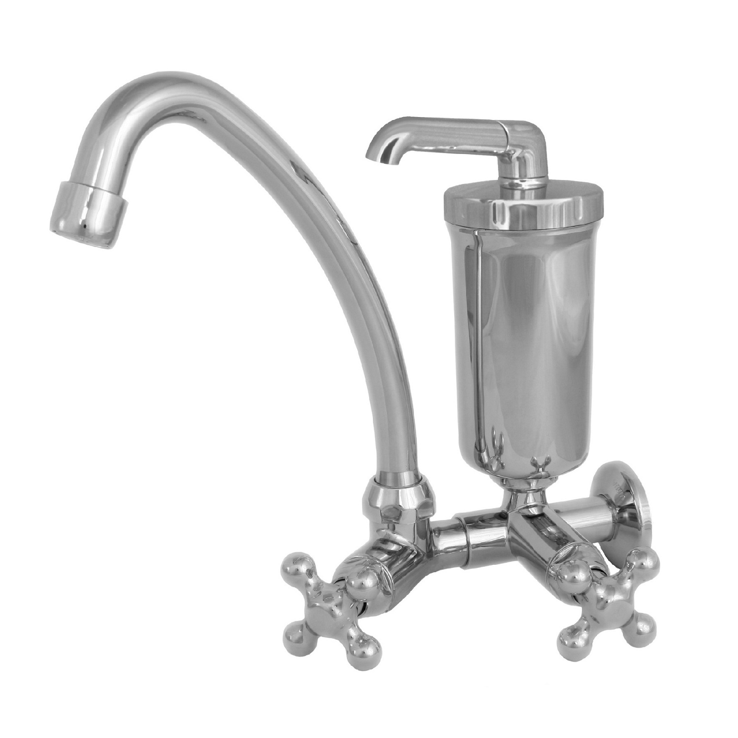 Grifo con Filtro Cromado