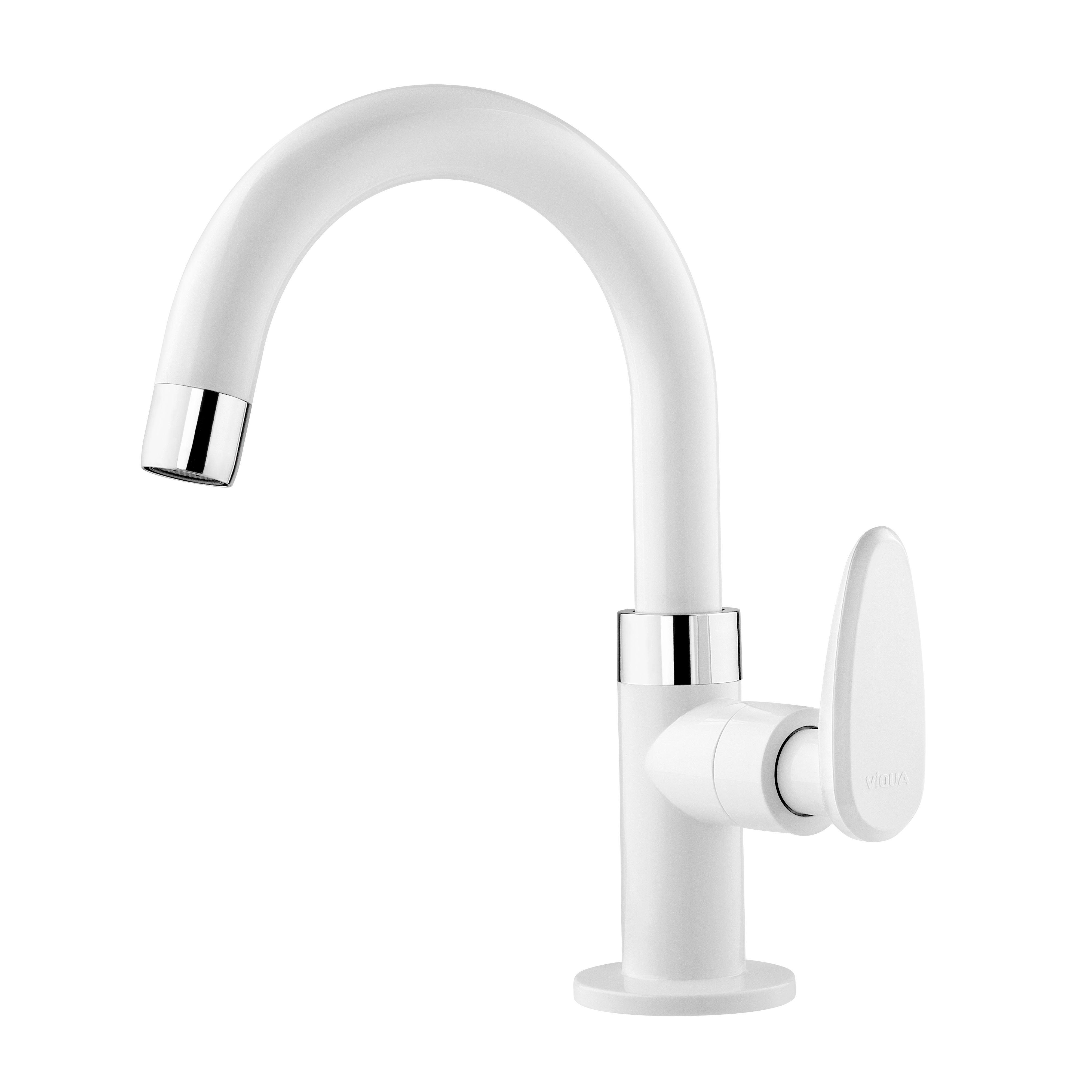 Grifo Allure Pico Móvil Blanco para Lavamanos